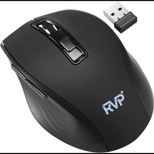 RVP+ 2.4 GHz Wireless Mouse (Black)