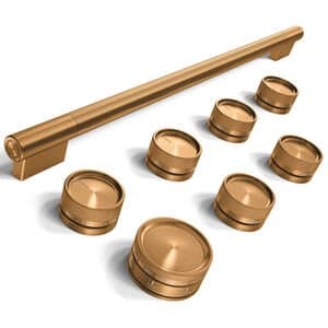 KitchenAid Handle and Knob Hardware Accessory Kit for 36-Inch Gas Range, Bronze