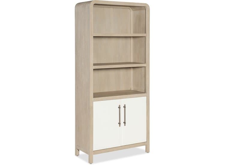 Hooker Furniture Home Office Brixton Bookcase in Light Wood | Ivory