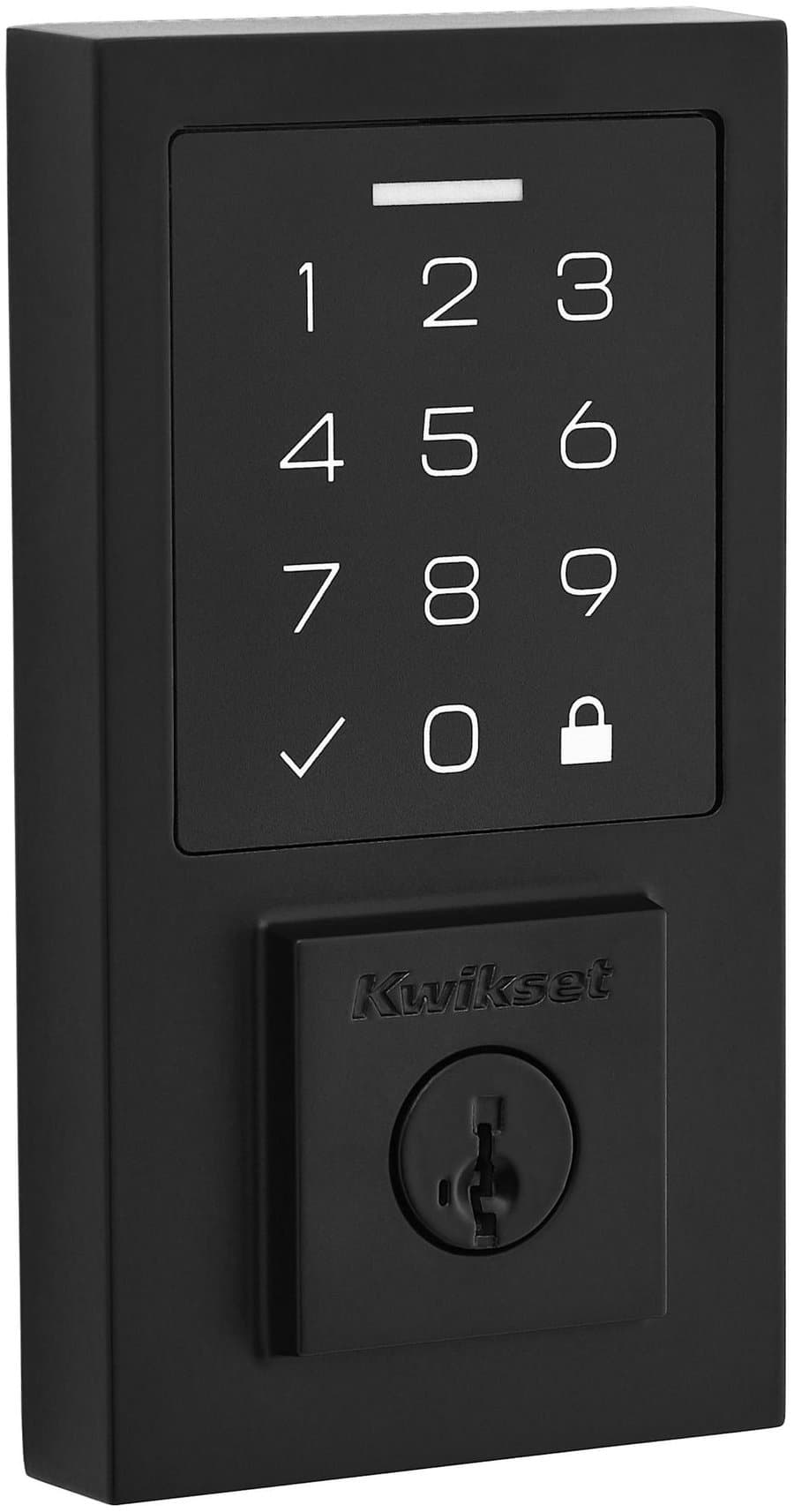270 CNT 514 SMT RBP RCALFD Contemporary Smartcode Touchpad Deadbolt - Matte Black