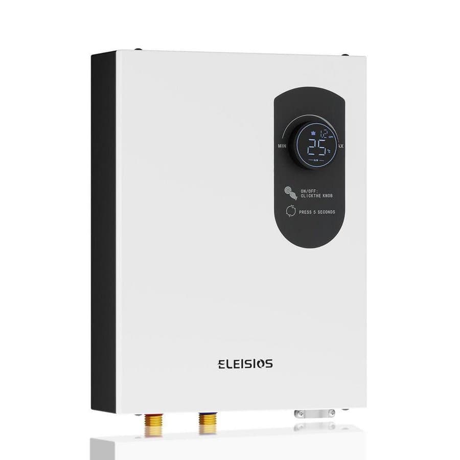 9KW Tankless Electric Water Heater with Digital Temperature Control-Wall Mounted 240V Instant Hot Water System