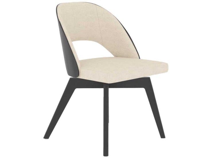 Canadel Downtown Swivel Dining Chair 5189 in Ebony Washed | 6K Sunbrella