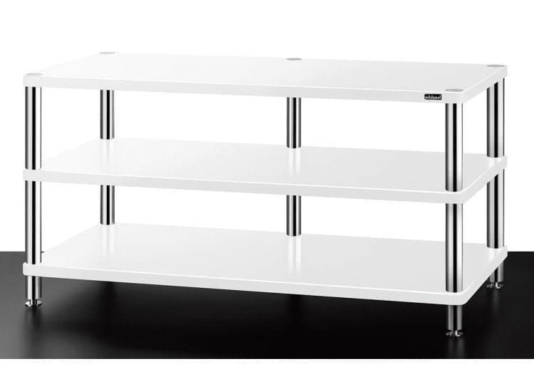 Solidsteel HW-3L Gloss White High-End & TV Design Rack