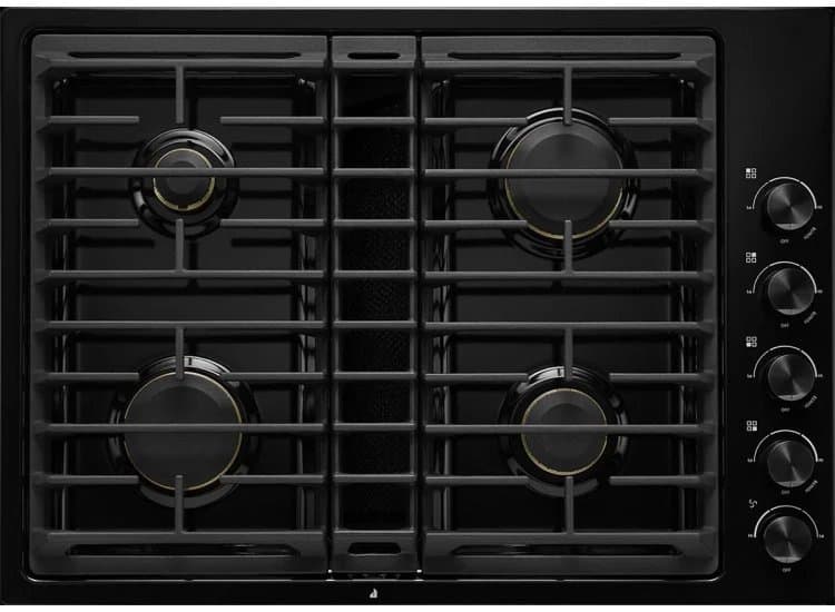 JennAir 30" Gas Cooktop Black