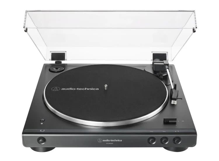 Audio-Technica Black Fully Automatic Belt-Drive Stereo Turntable