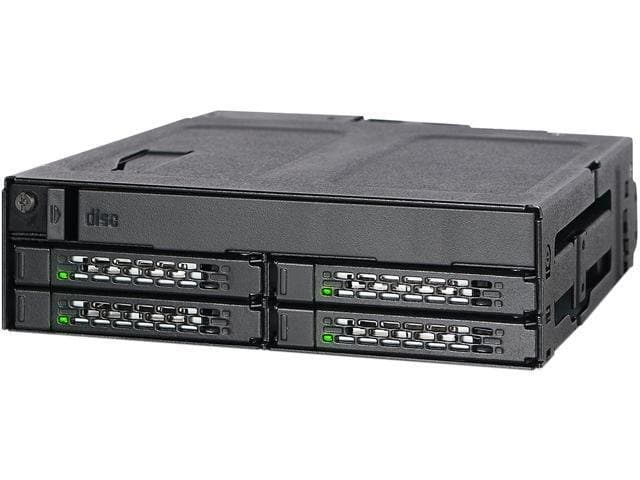 ICY DOCK ToughArmor MB604SPO-B 4 x 2.5" SAS & SATA SSD/HDD & (Ultra) Slim ODD Backplane Cage