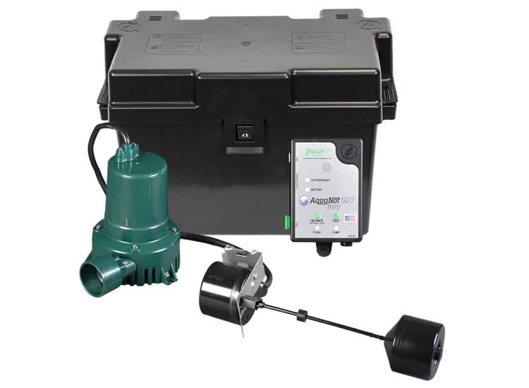 Zoeller AquaNot Key 507 Battery Back-Up Sump Pump System-5070005