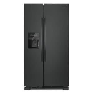 Amana 25 Cu. Ft. Side-by-Side Refrigerator 36" Black