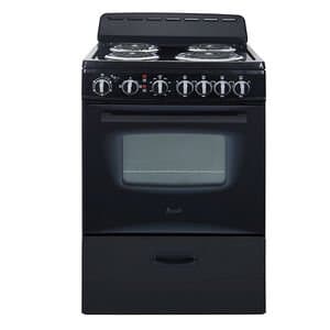 Avanti 24" Electric Range Black