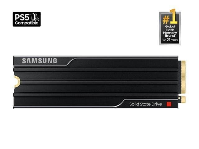 Samsung 1TB 9100 PRO PCIe 5.0 M.2 Internal SSD with Heatsink