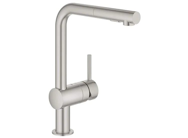 GROHE Minta SuperSteel Infinity Pull-Out Kitchen Faucet