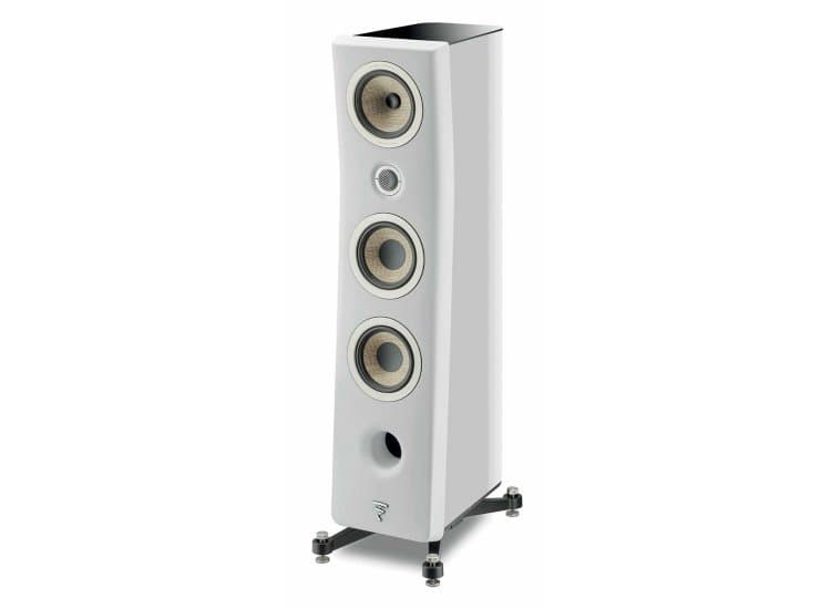 Focal Kanta N2 3-Way Floor Standing Loudspeaker, White Mat High Gloss