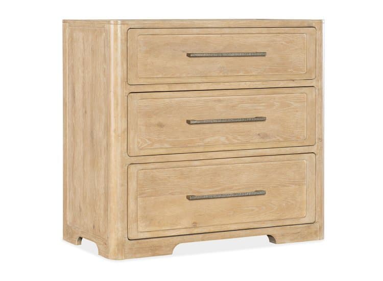 Hooker Furniture Bedroom Retreat Three-Drawer Nightstand, Dune