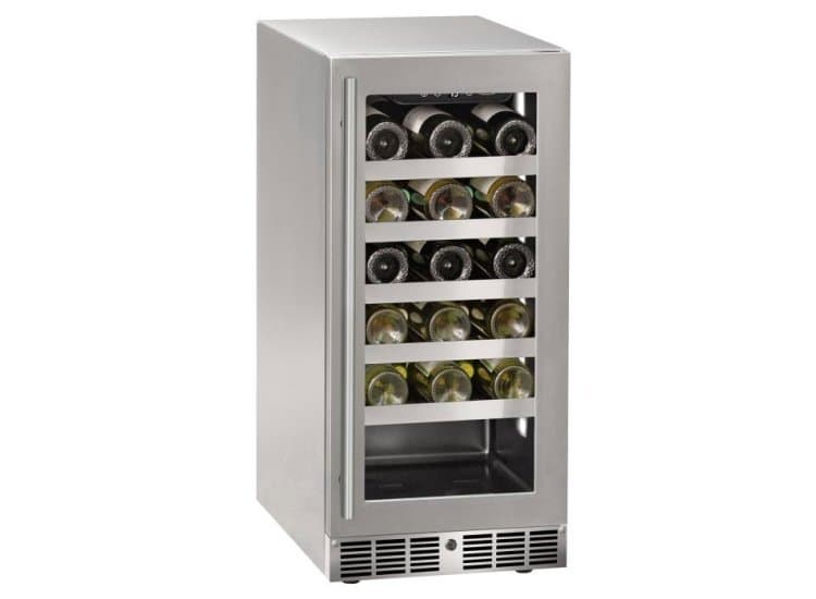 Marvel 3.0 Cu. Ft. Wine Refrigerator 15-Inch Wide, Stainless Frame-MRWC215-SG31A