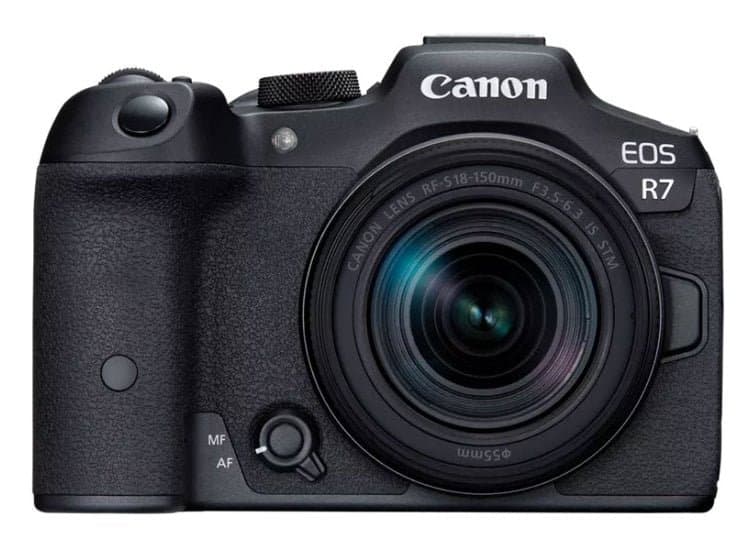 Canon EOS R7 Mirrorless Camera With RF-S18-150mm f/3.5-6.3 IS STM Lens Black