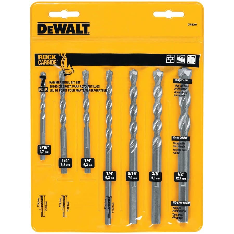 DEWALT 5/32-in x 6-in Carbide Masonry Drill Bit For Rotary drill/Impact driver