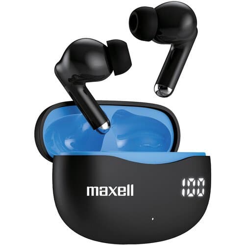 Maxell Bass13 True Wireless Active Noise Cancellation Earbuds