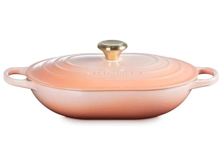 Le Creuset Signature 3.75 Quart Oval Casserole, Peche