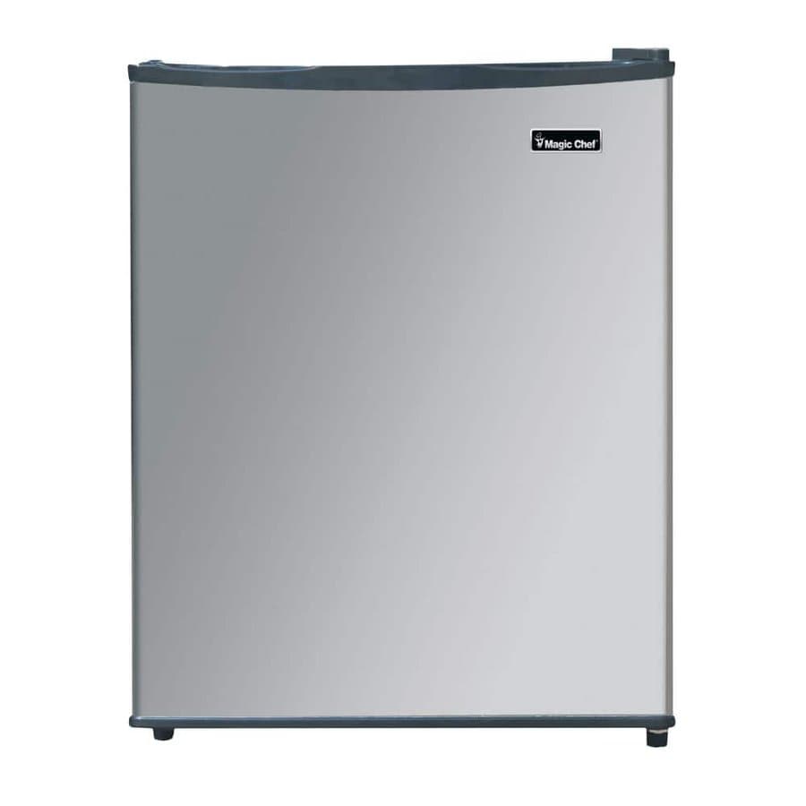 Magic Chef 2.4 cu. ft. Mini Fridge in Stainless Steel Freezerless