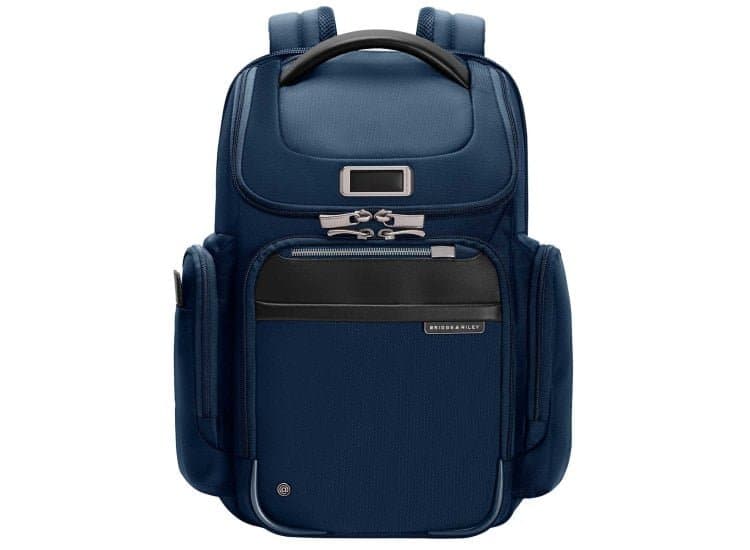 Briggs & Riley At Work Widemouth Backpack-Medium-in Navy