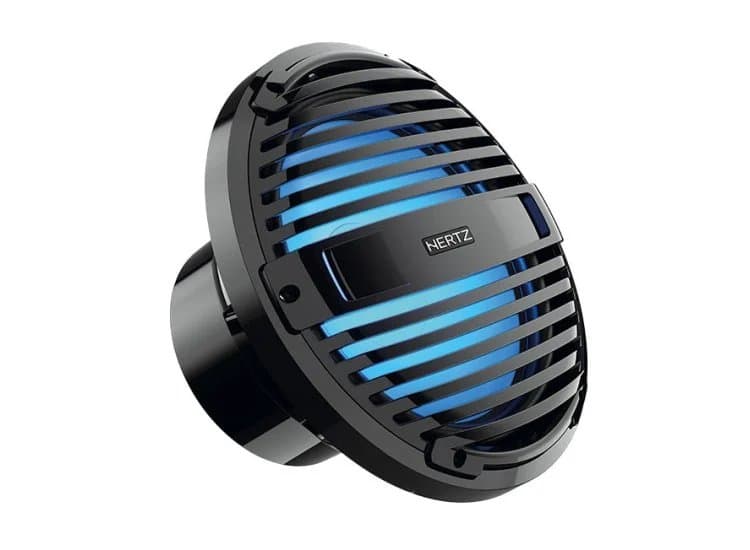 Hertz HMS 12 12" Black Marine Infinite Baffle RGB LED Subwoofer