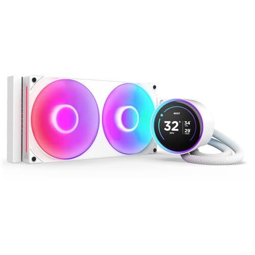 NZXT 280mm Kraken Elite RGB All-in-One Liquid Cooler (White)