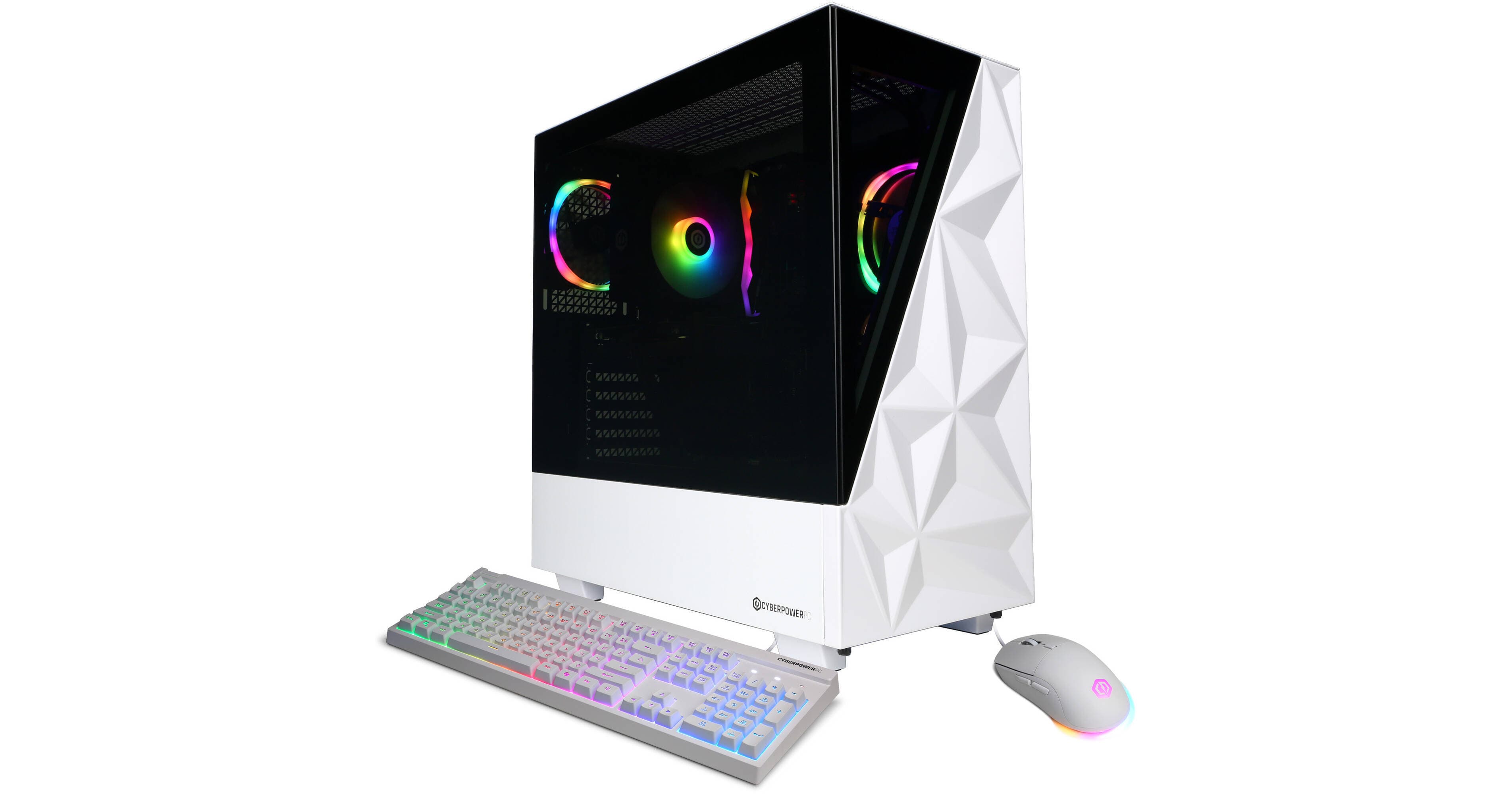 CyberPowerPC Gamer Master Desktop Computer (White)