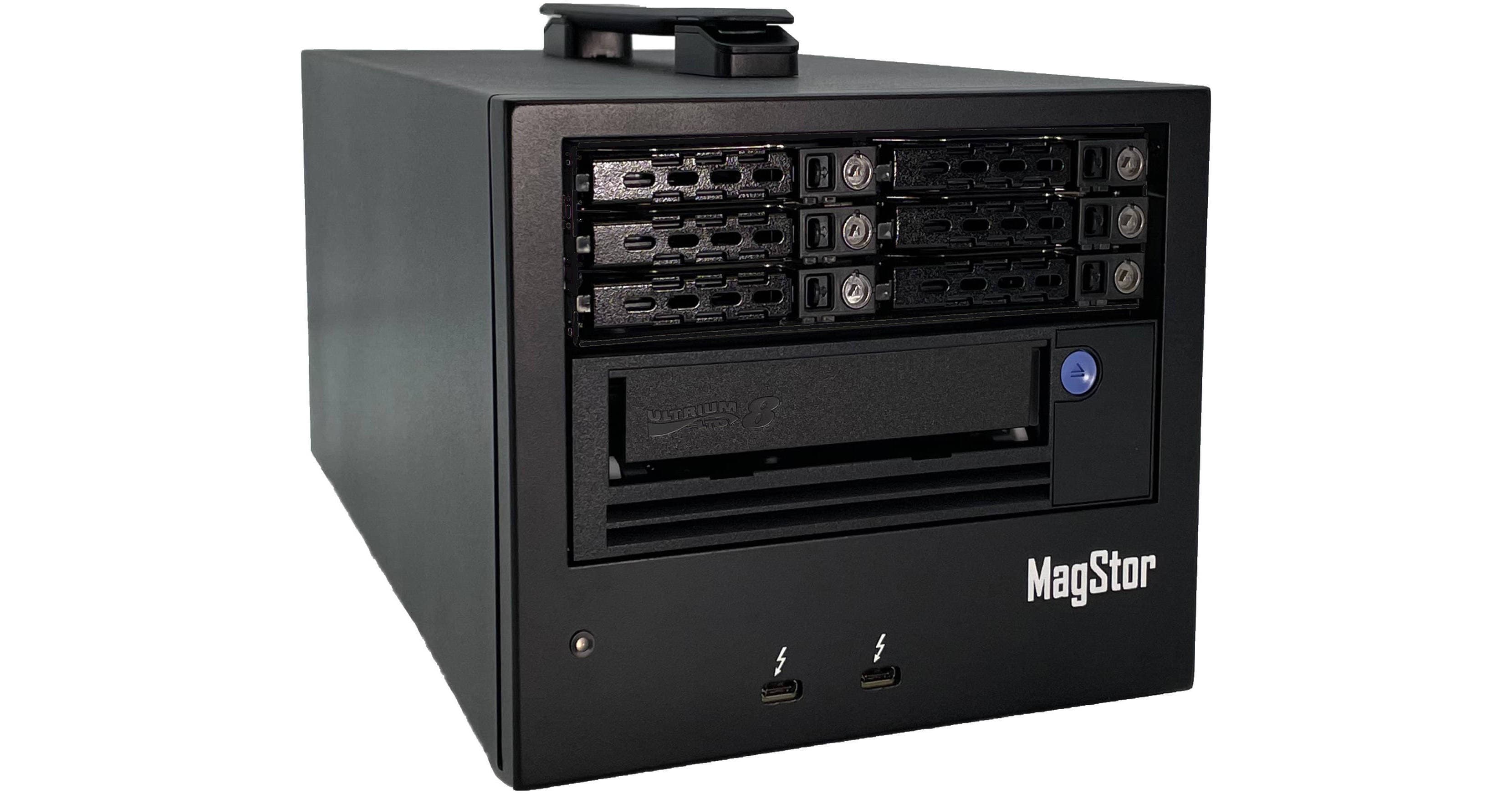 MagStor LTO8 12TB Thunderbolt 3 RAID Desktop LRU Tape Drive