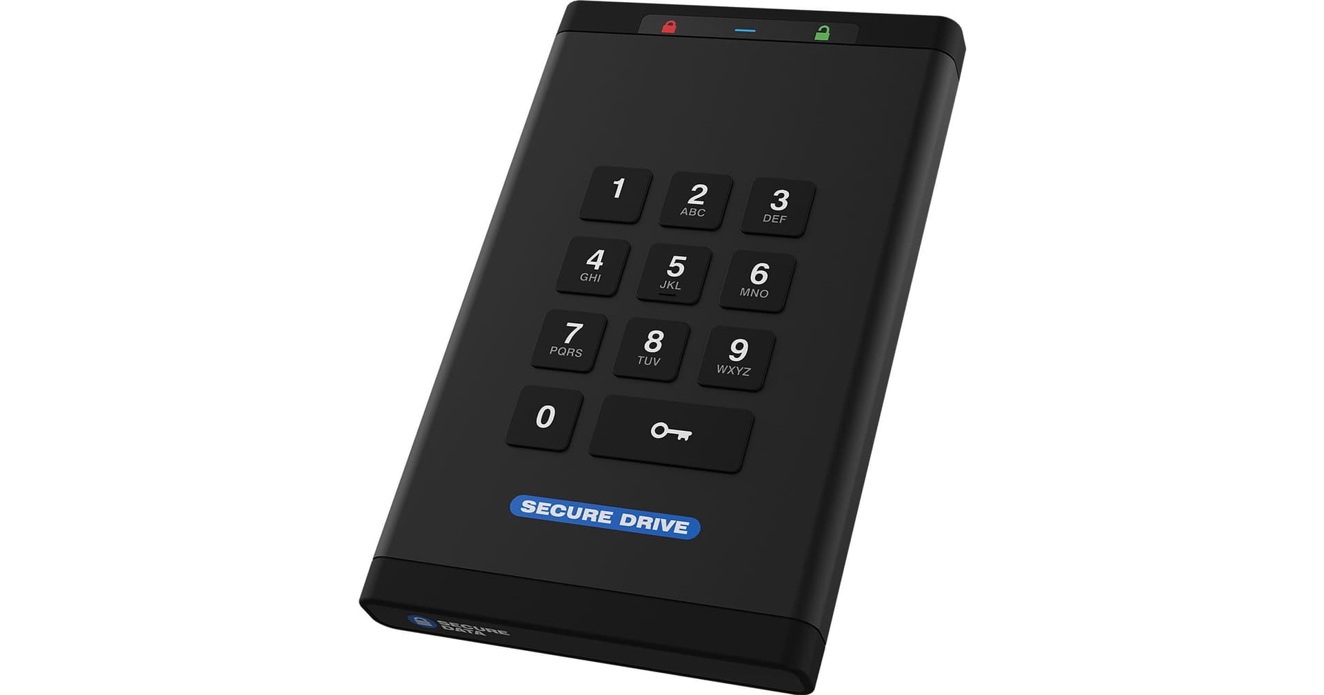 SecureData SecureDrive KP 4TB Encrypted SSD with Keypad Authentication