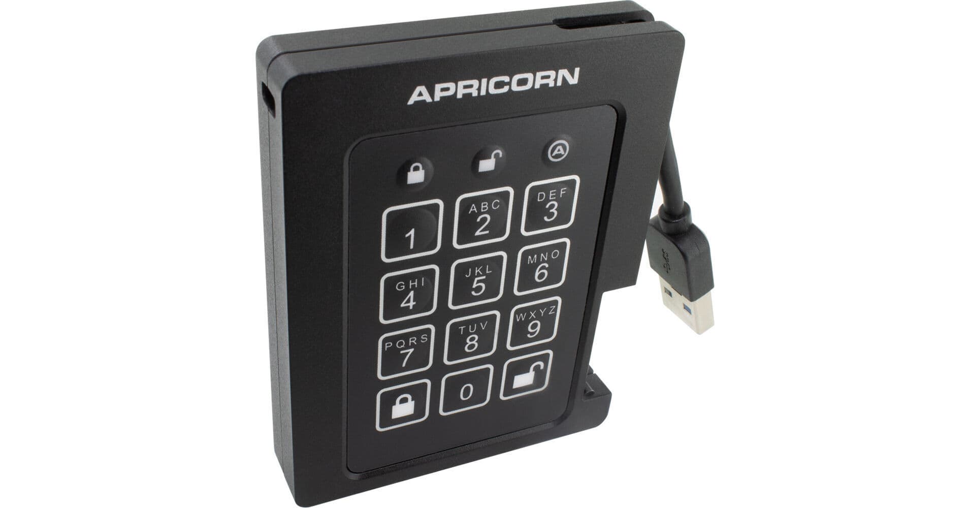 Apricorn Aegis 240GB Padlock USB 3.0 Solid State Drive