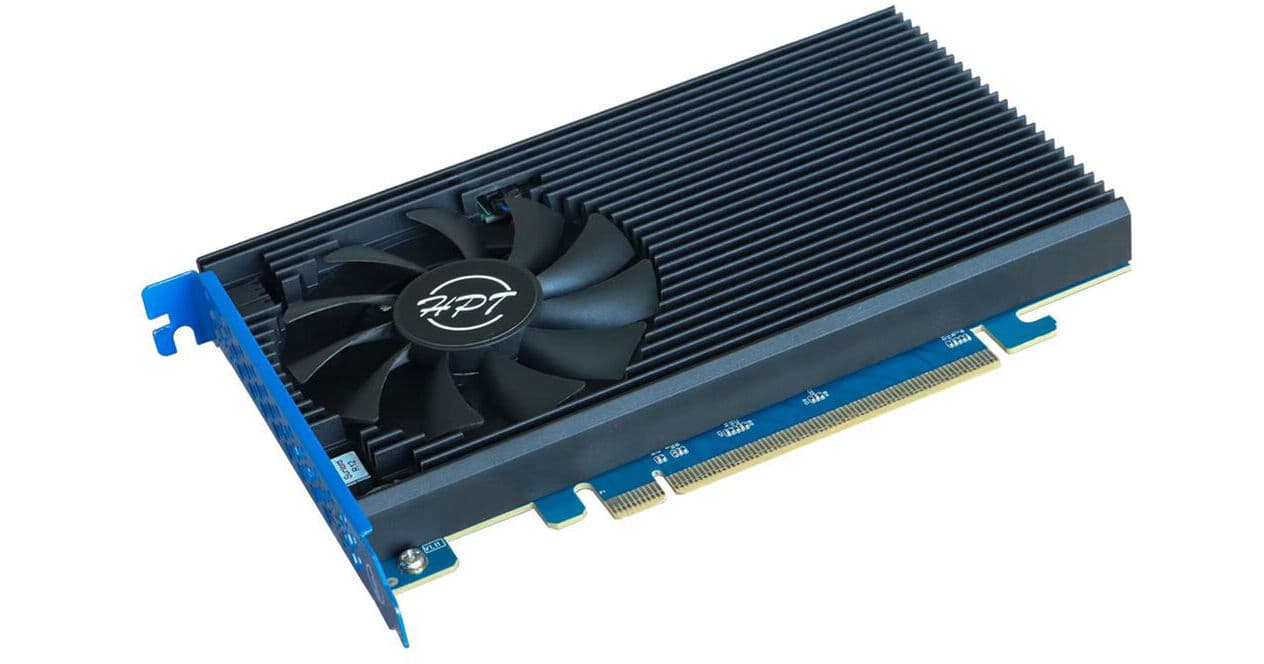 HighPoint Rocket 1604A PCIe 5.0 x16 to 4-M.2 NVMe Switch AIC