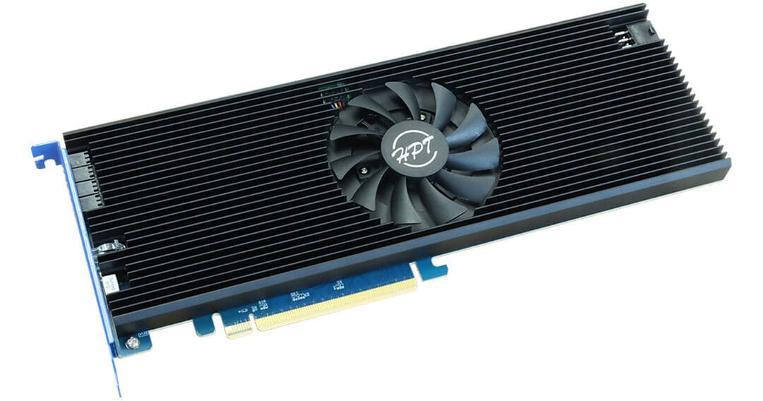 HighPoint Rocket 7608A PCIe 5.0 x16 to 8-M.2x4 NVMe RAID AIC