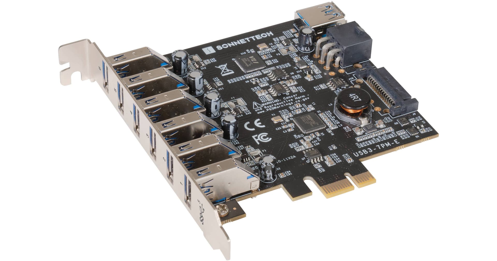 Sonnet Allegro 7-Port USB-A 3.2 Gen 1 PCIe Card