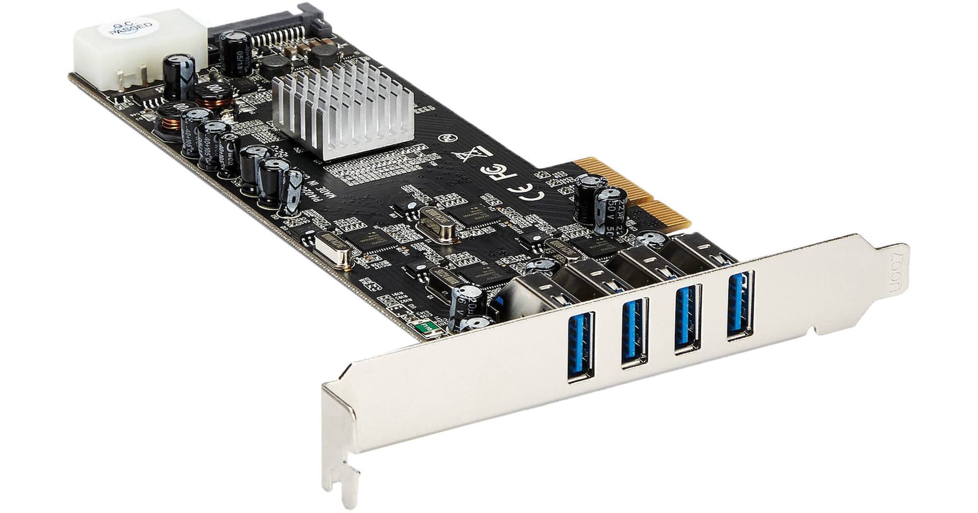 StarTech 4-Port USB 3.1 Gen 1 Type-A PCIe Adapter Card