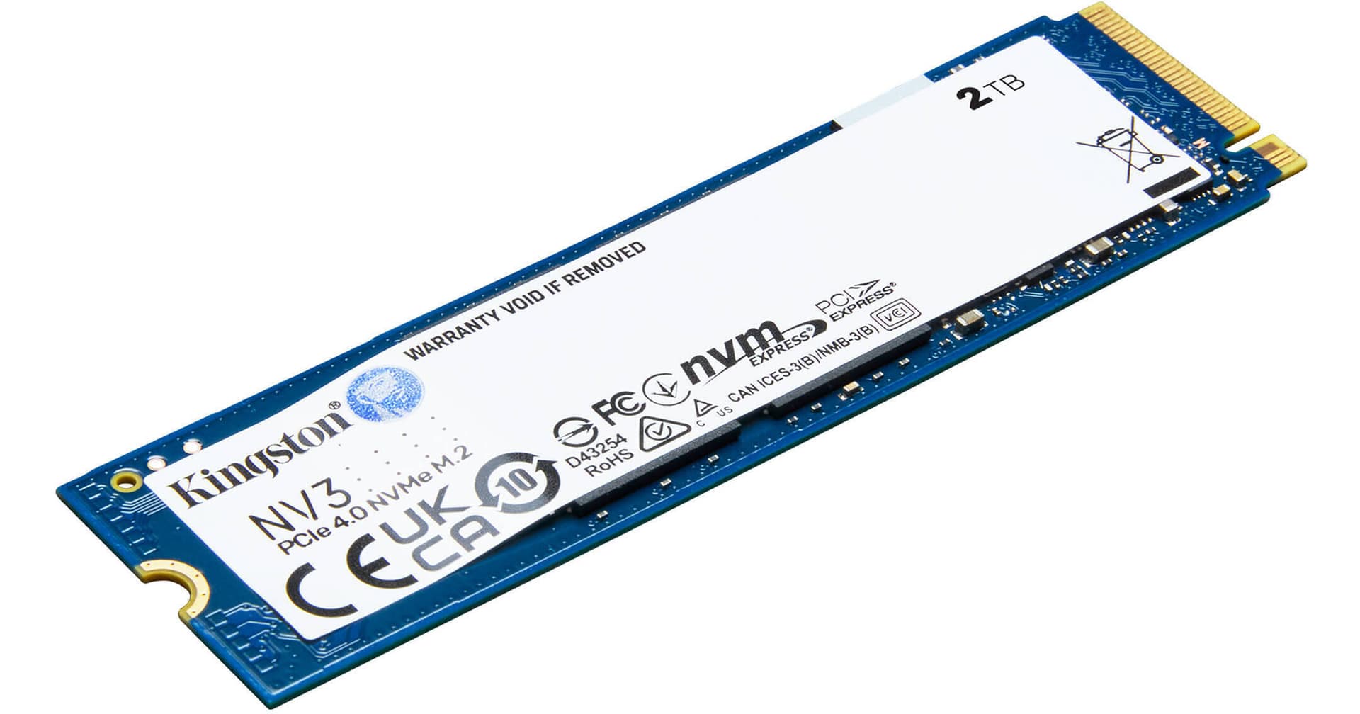Kingston 2TB NV3 NVMe M.2 PCIe 4.0 SSD