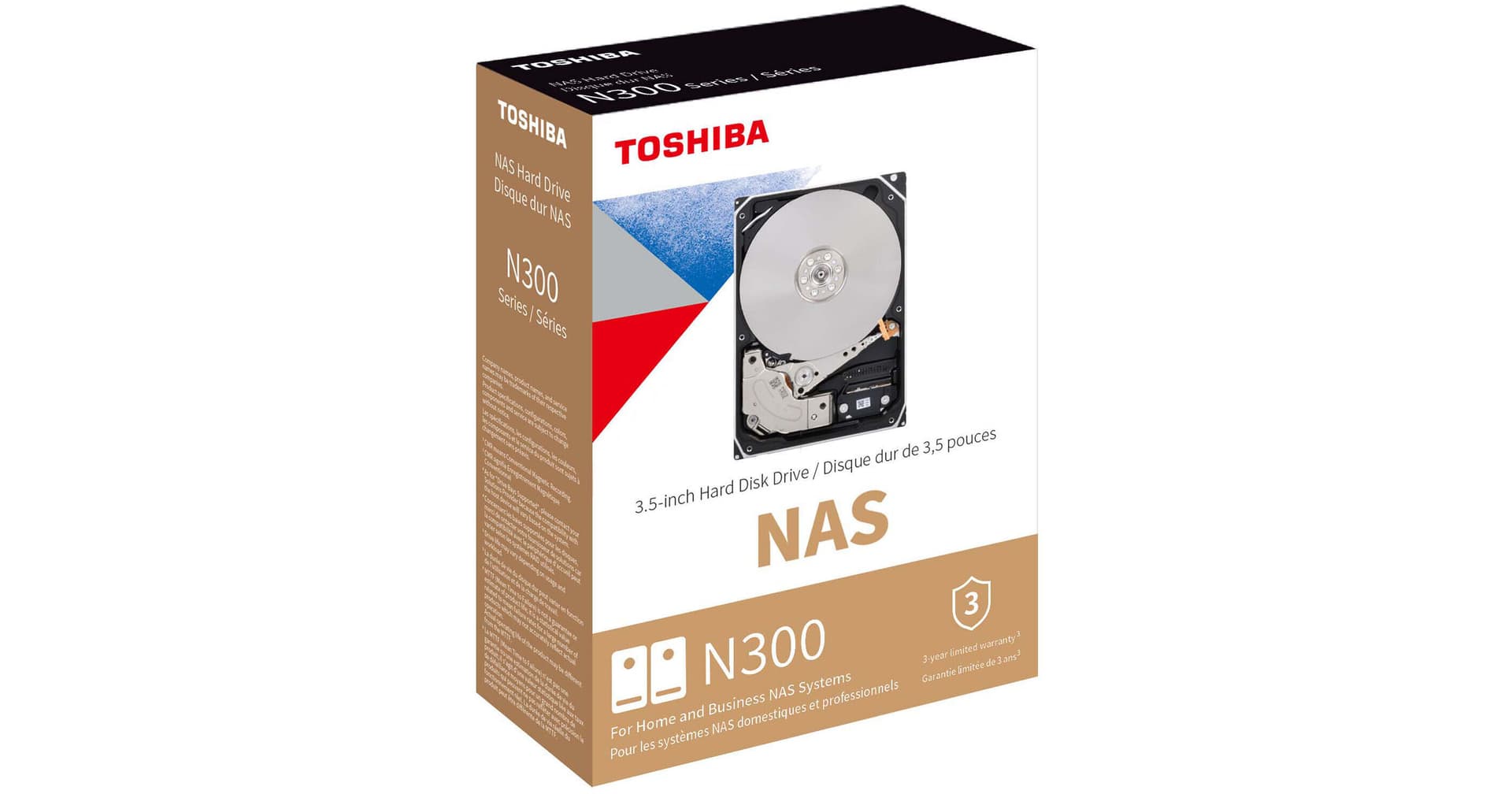 Toshiba 10TB N300 PRO 7200 rpm SATA III 3.5" Internal NAS HDD