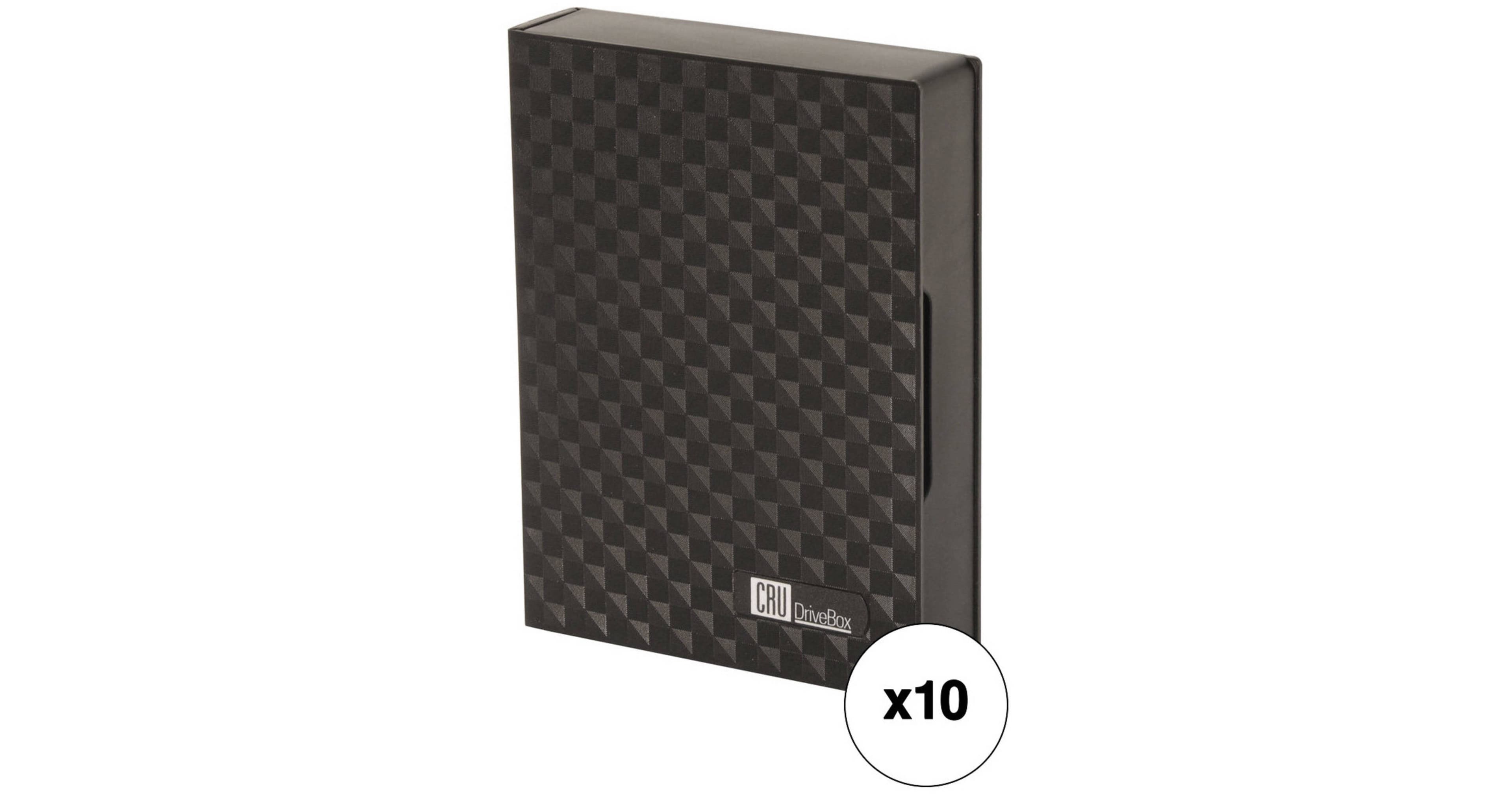 CRU-DataPort DriveBox 3.5" Hard Drive Anti-Static Case (10-Pack)
