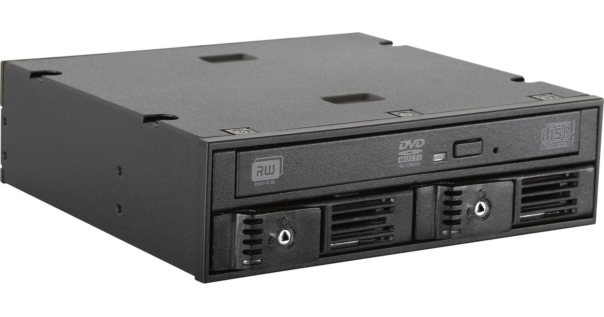 iStarUSA 5.25" to Slim ODD & 2 x 2.5" SATA 6 Gb/s Tray-Less Hot-Swap Cage (Black)