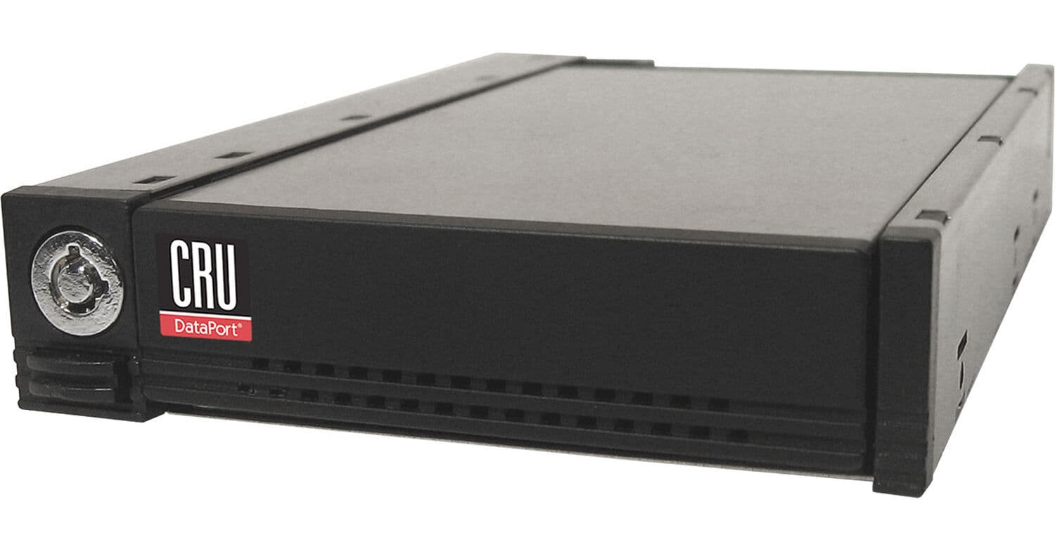 CRU-DataPort DP25SL SATA 6G Complete Assemby (Black, Silver Keylock)