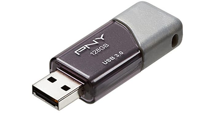 PNY 128GB Elite Turbo Attache 3 USB 3.2 Gen 1 Flash Drive (5-Pack)