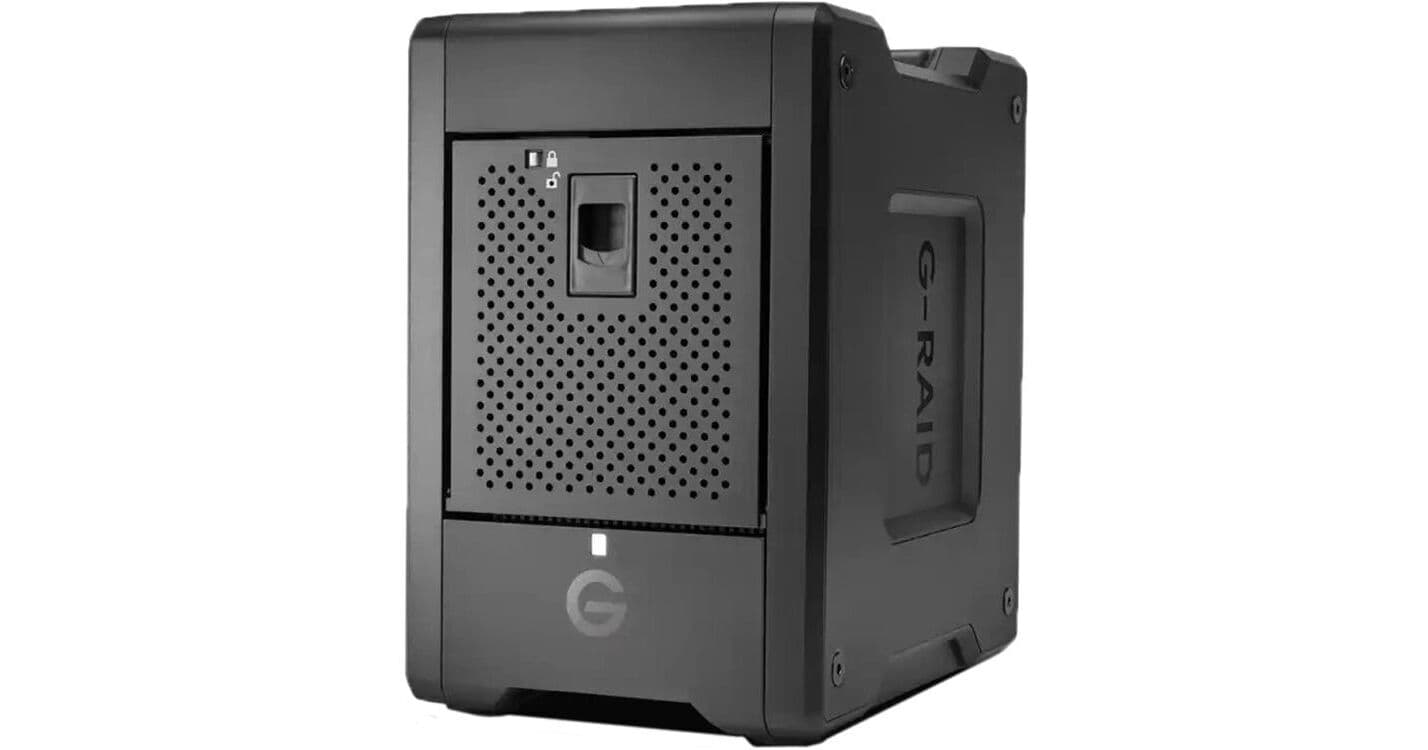 SanDisk Professional G-RAID Shuttle 4 104TB 4-Bay Thunderbolt 3 RAID Array (4 x 26TB)