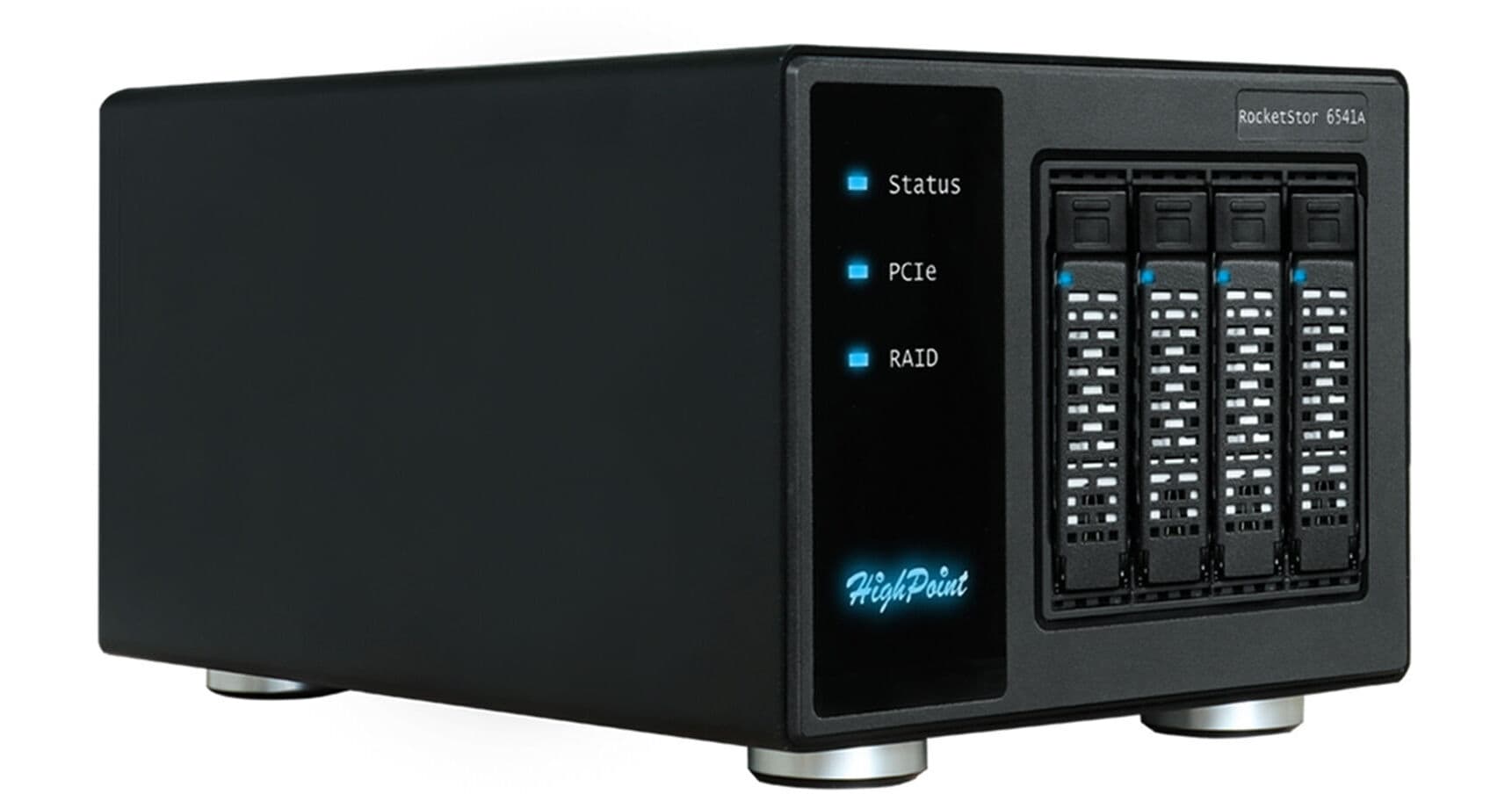 HighPoint RocketStor 6541AW 4-Bay PCIe 4.0 x16 RAID Enclosure