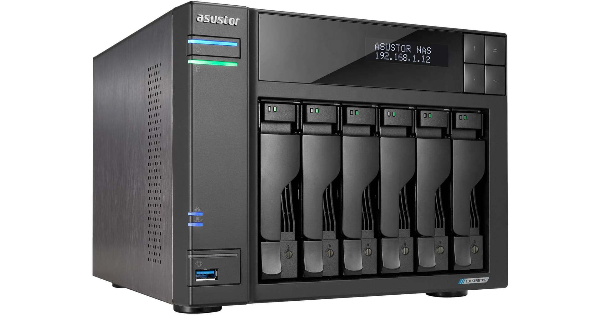Asustor Lockerstor 6 Gen2+ 6-Bay NAS Enclosure