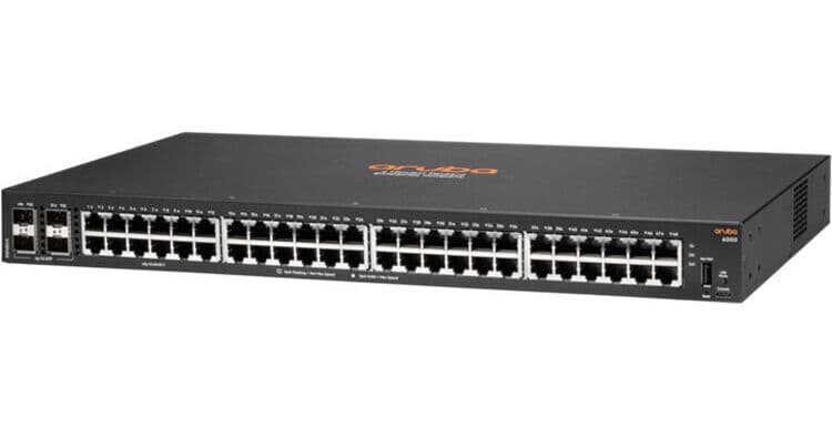 Aruba CX 6000 48G 48-Port Gigabit Managed Network Switch with SFP