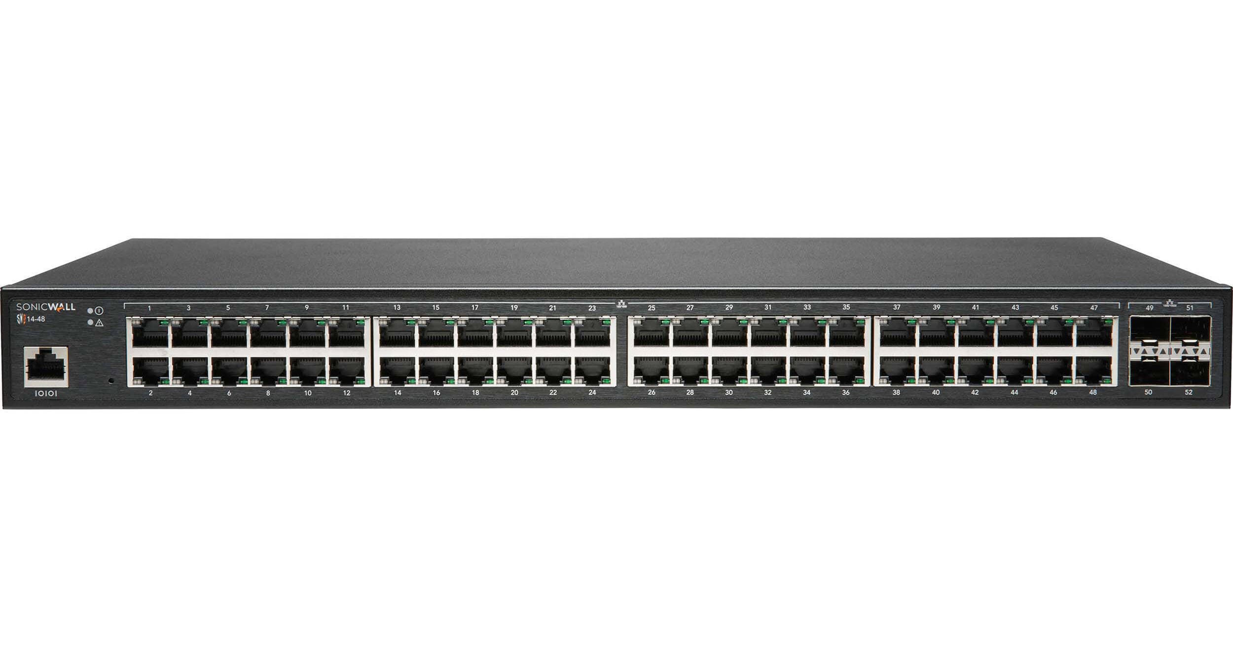 SonicWALL SWS14-48 48-Port Gigabit Managed Network Switch