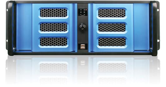 iStarUSA D Storm Series D406SE-B6BL 4U Compact Stylish Rackmountable Chassis Kit
