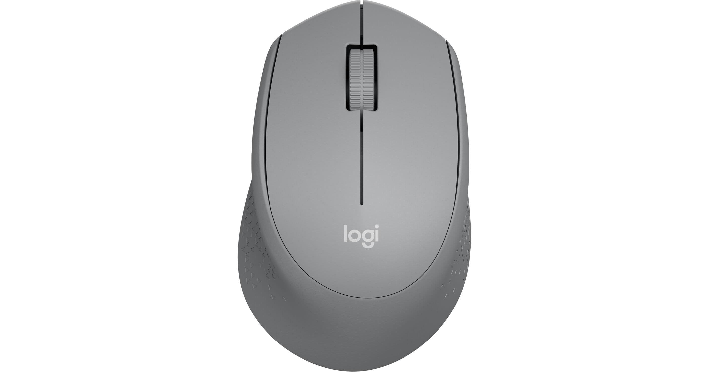 Logitech M330 Silent Wireless Mouse (Gray/Yellow)