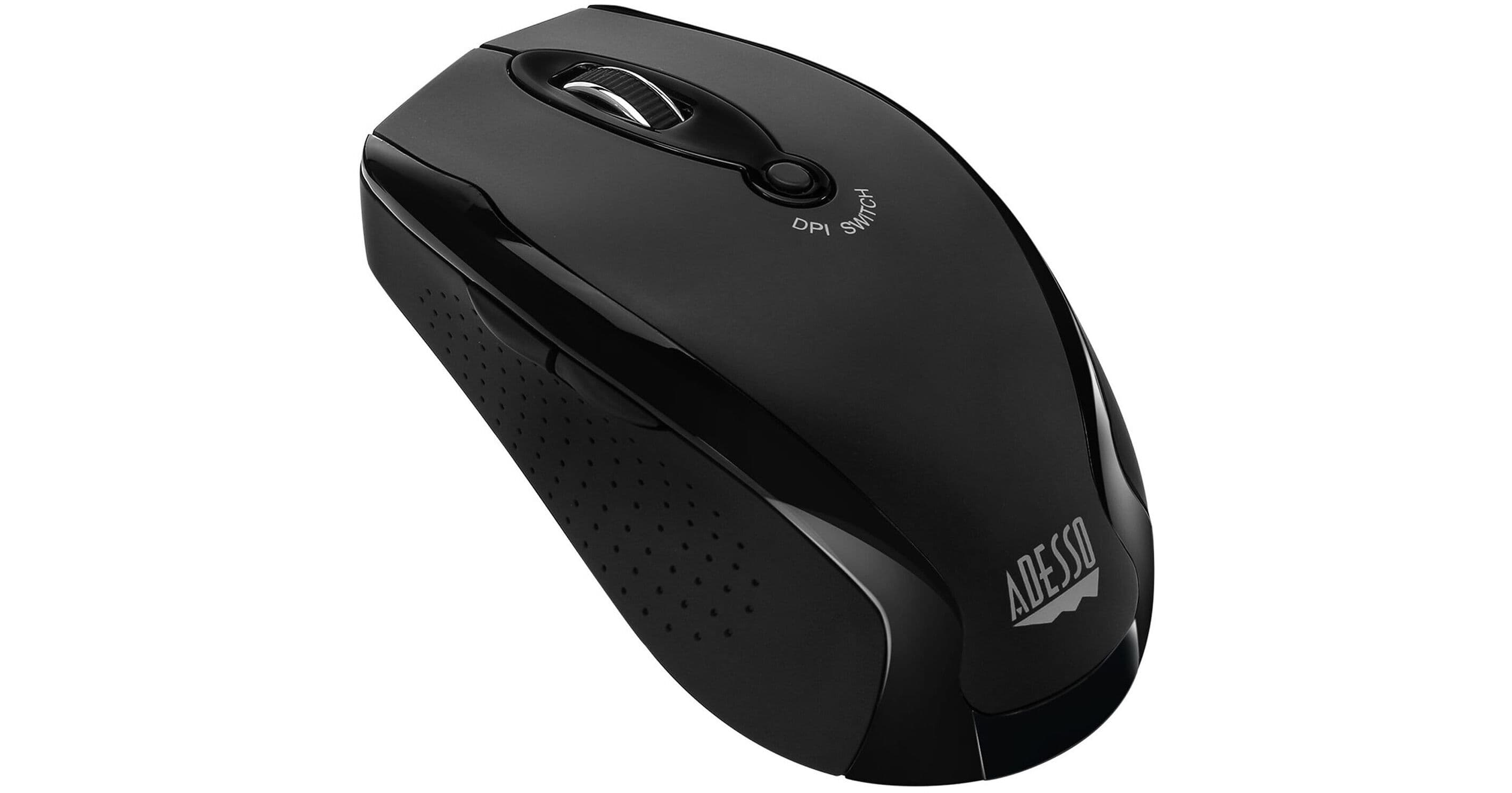 Adesso iMouse M20B Wireless Ergonomic Optical Mouse (Black)