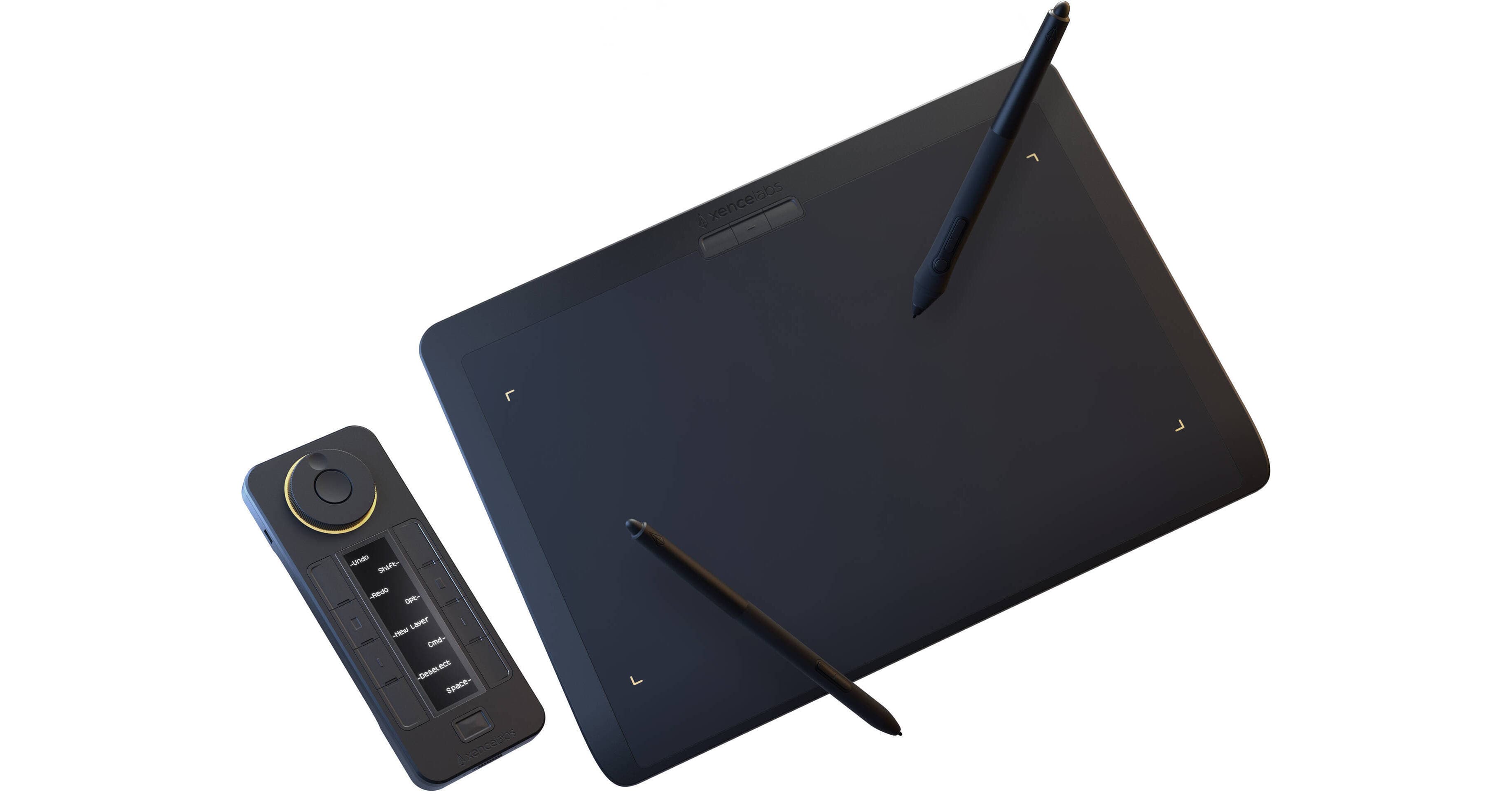 Xencelabs Pen Tablet with Quick Keys Bundle (Medium, Black)