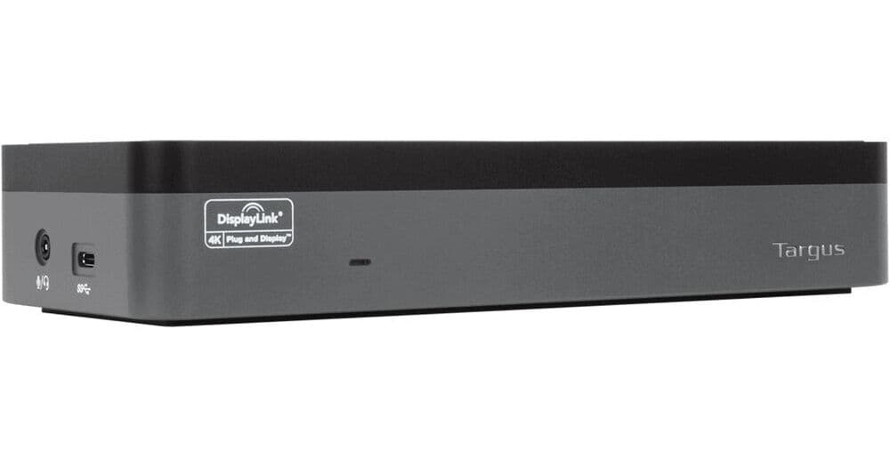 Targus USB-C Universal Quad 4K (QV4K) Docking Station with 100W Power Delivery (Black)